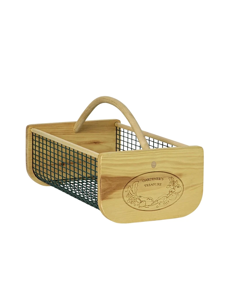 Uncommon Goods Gardener's Harvest Wire Mesh Storage Basket