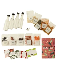 Uncommon Goods Make Your Own Hot Sauce Kit, 4 Bottles