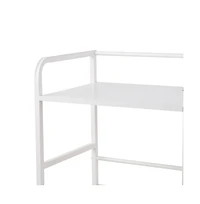 Slickblue 2-Tier Kids Bookshelf with 4 Cubbies for Toy Storage