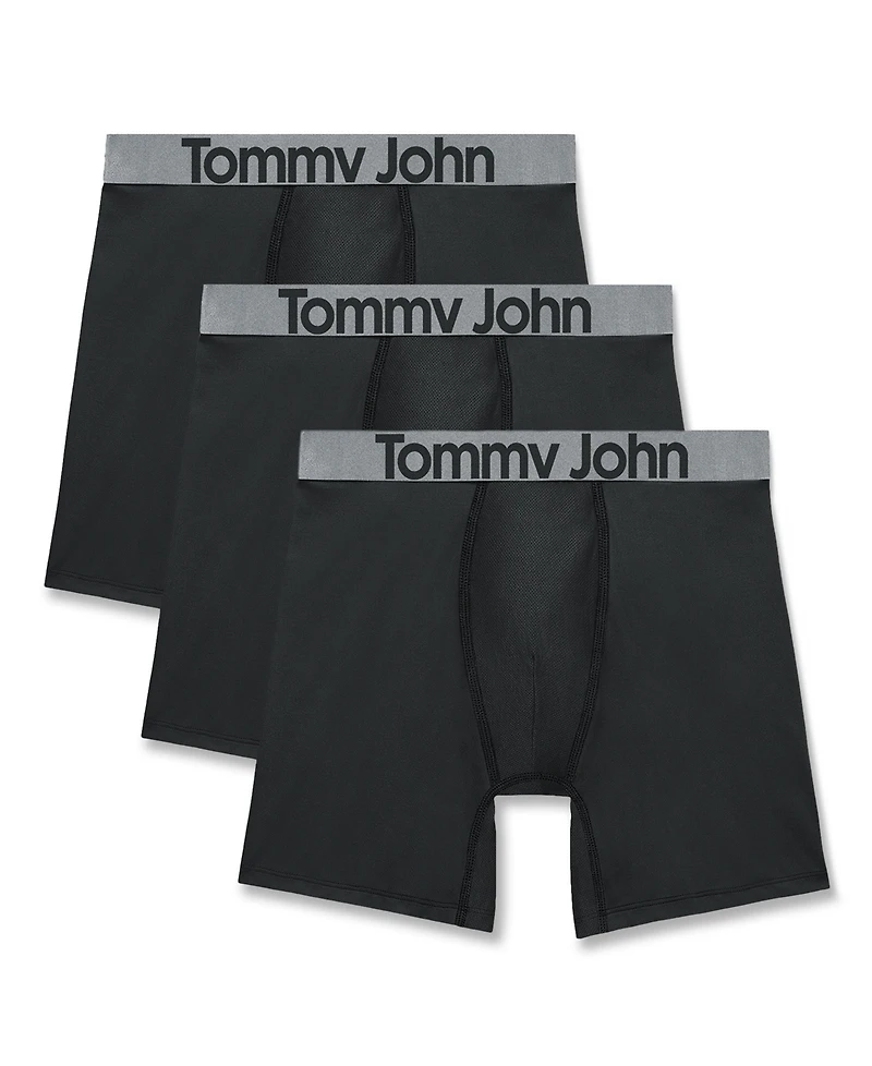 Tommy John Men's Sport Micro Boxer Briefs, 3-Pack
