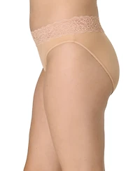 Maidenform Women's Everyday Pretty Lace Hi Cut Brief Panty