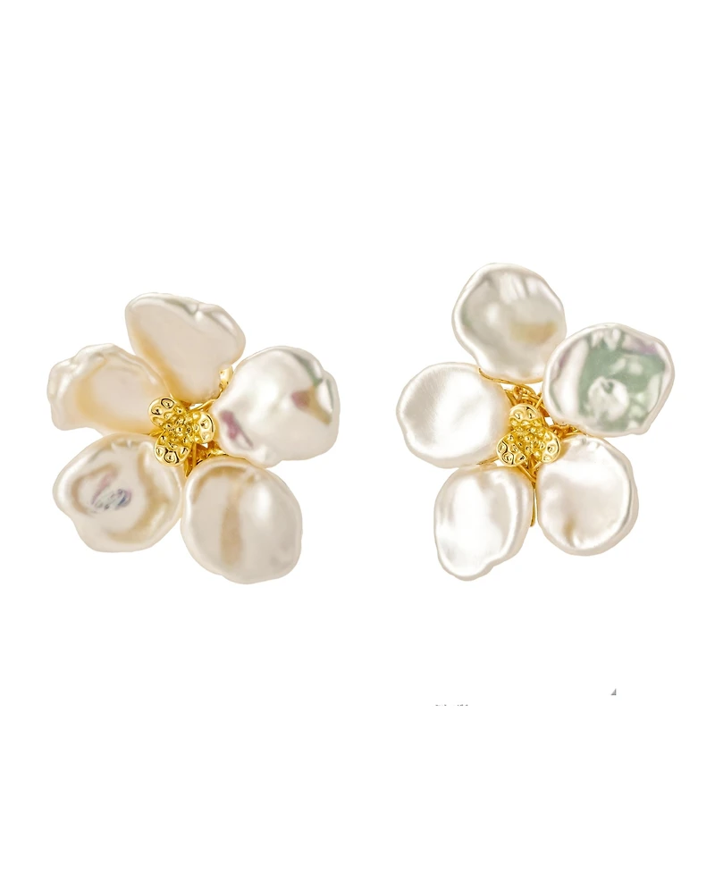 Untamed Petals Elodie Baroque Stud Earrings