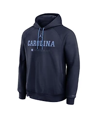 Jordan Men's Navy North Carolina Tar Heels 2025 Courtside Basketball Practice Raglan Dri-fit Hoodie