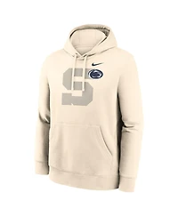 Nike Men's Cream Penn State Nittany Lions Campus Shadow Hoodie
