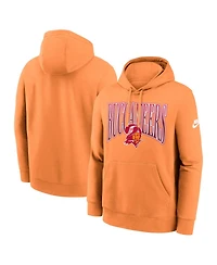 Nike Men's Orange Tampa Bay Buccaneers Full Blitz Club Fleece Pullover Sweatshirt Hoodie