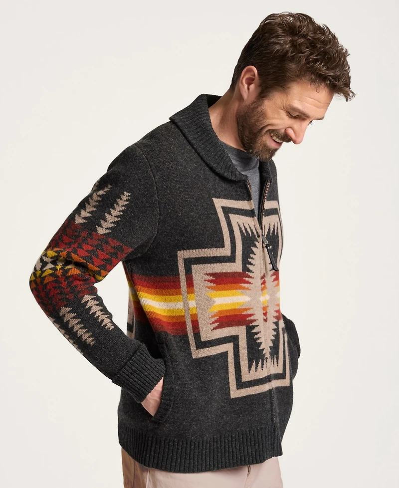 Pendleton Men's Harding Zip Long-Sleeve Cardigan Sweater