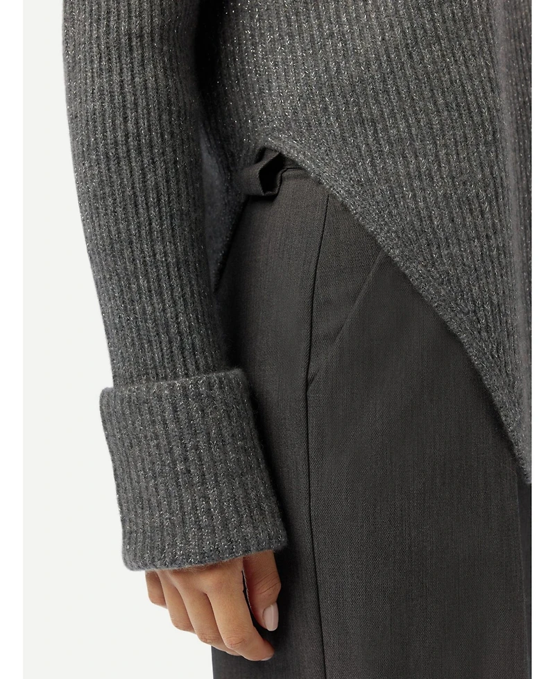 Gobi Cashmere Women's Cashmere Sweater with Detachable Collar