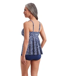 ShapeSolver Women's Printed V-Neck Tankini