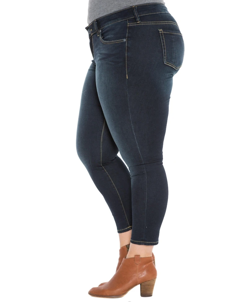 Slink Jeans Women's Denim High Rise Ankle Skinny 27" inseam - Summer