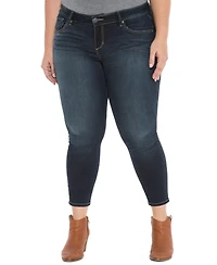 Slink Jeans Women's Denim High Rise Ankle Skinny 27" inseam - Summer