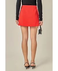 English Factory Women's Bow Detailed Mini Skirt