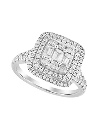 Macy's White Baguette Diamond Ring (1 ct. t.w.) in 10k White Gold