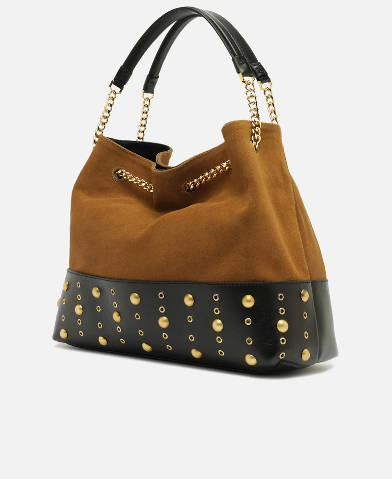 Arezzo Dallas Large Leather Hobo Bag