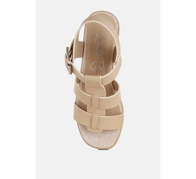 Avalon Chunky Pin Buckle Platform Heels Women