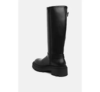 Taimen Harnes Detail Long Boots