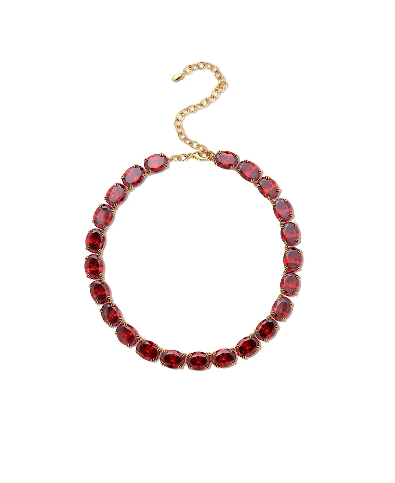 Retro Chic Cherry Glow Necklace