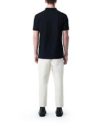 Velez Men's semi-fit polo shirt with jacquard detail