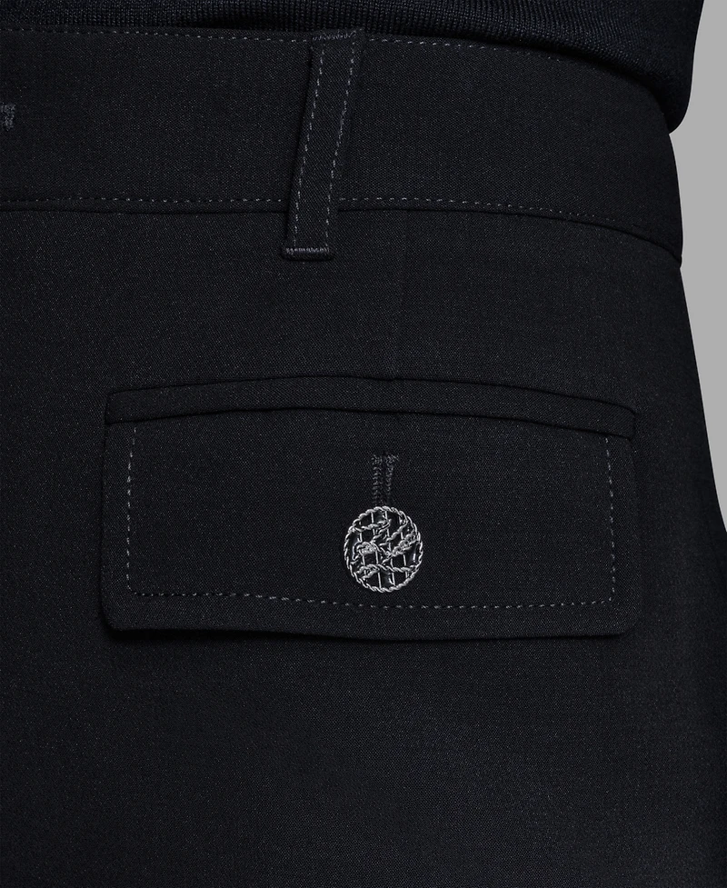 Karl Lagerfeld Paris Women's Mid Rise Straight Leg Pants