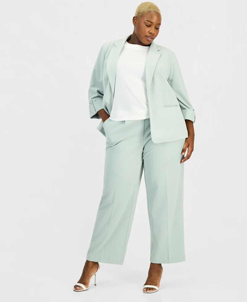 Anne Klein Essentials Plus Notched Collar Blazer