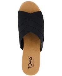 Toms Women's Diana Flatform Slide Wedge Sandals