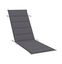 vidaXL Sun Lounger Anthracite Solid Acacia wood with a natural oil finish