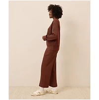 Pact Women's Thermal Waffle Wide Leg Pant