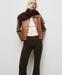 Mango Women's Corduroy Flared Jeans