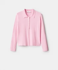 Mango Women's Long-Sleeved Polo-Neck Sweater