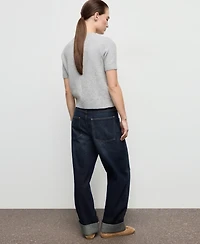 Mango Women's Short-Sleeved Knitted Sweater