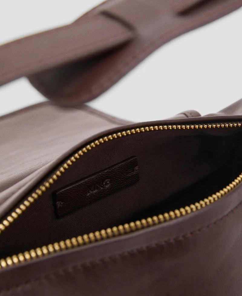 Mango Women's Pockets Shoulder Bag