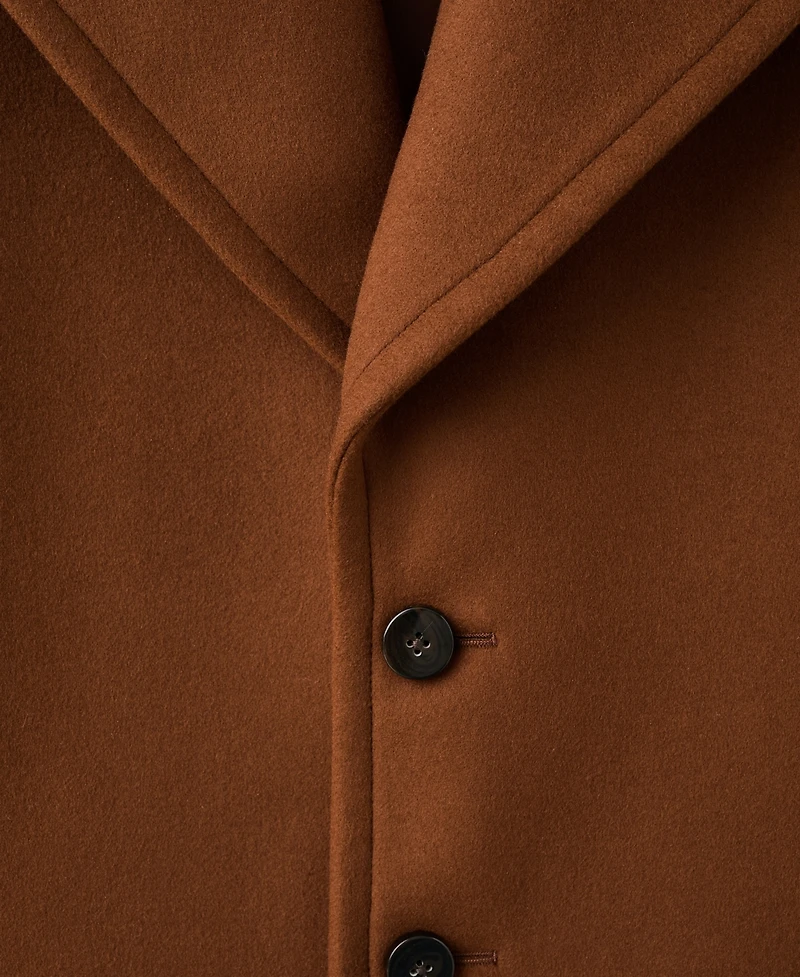 Mango Women's Lapel Manteco Wool Coat