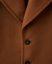 Mango Women's Lapel Manteco Wool Coat