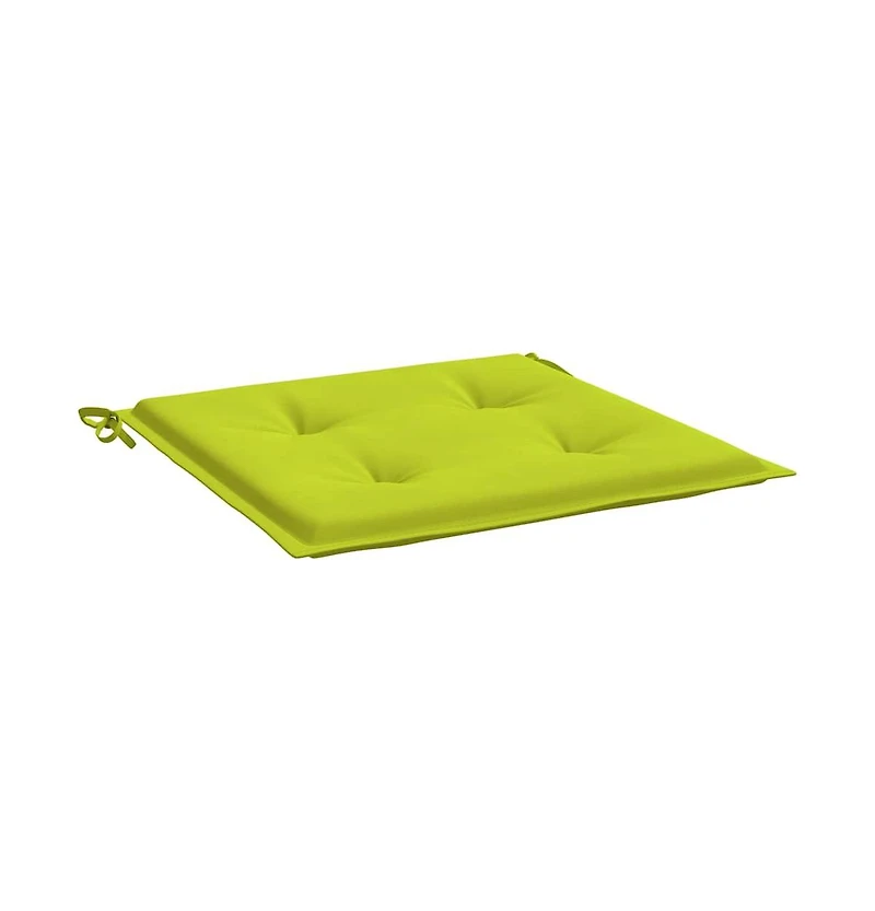 vidaXL Garden Chair Cushions 2 pcs Bright Green Oxford Fabric