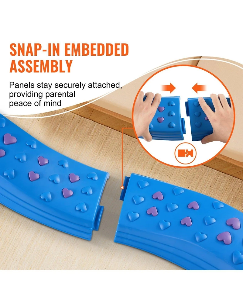 Mecale Balance Beam Stepping Stones, Toddler Balance Boards with Non-Slip Surface & Rubber Pads, Montessori Toy for Kids 2–6, Indoor/Outdoor Pl