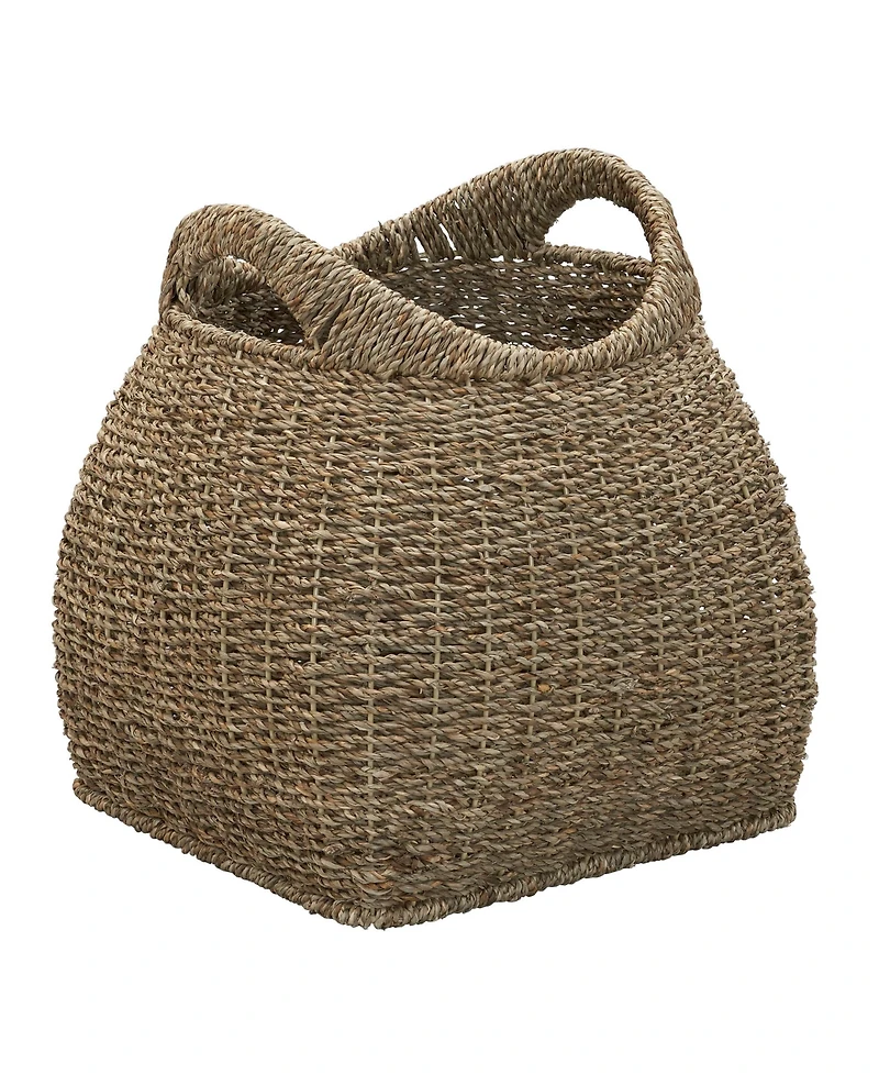 Household Essentials Handled Basket, Seagrass