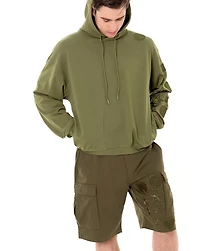 Dai Moda Men's Menswear Patches Hoodie