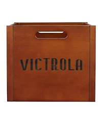 Victrola Wooden Vinyl Record Crate