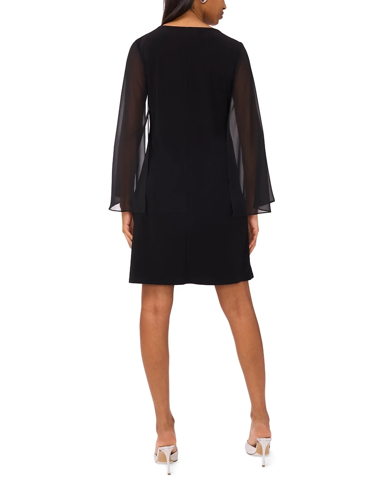 Msk Women's Embellished Crewneck Dress