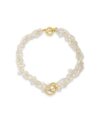 Classicharms Nina Multi-Strand Baroque Pearl Choker Necklace