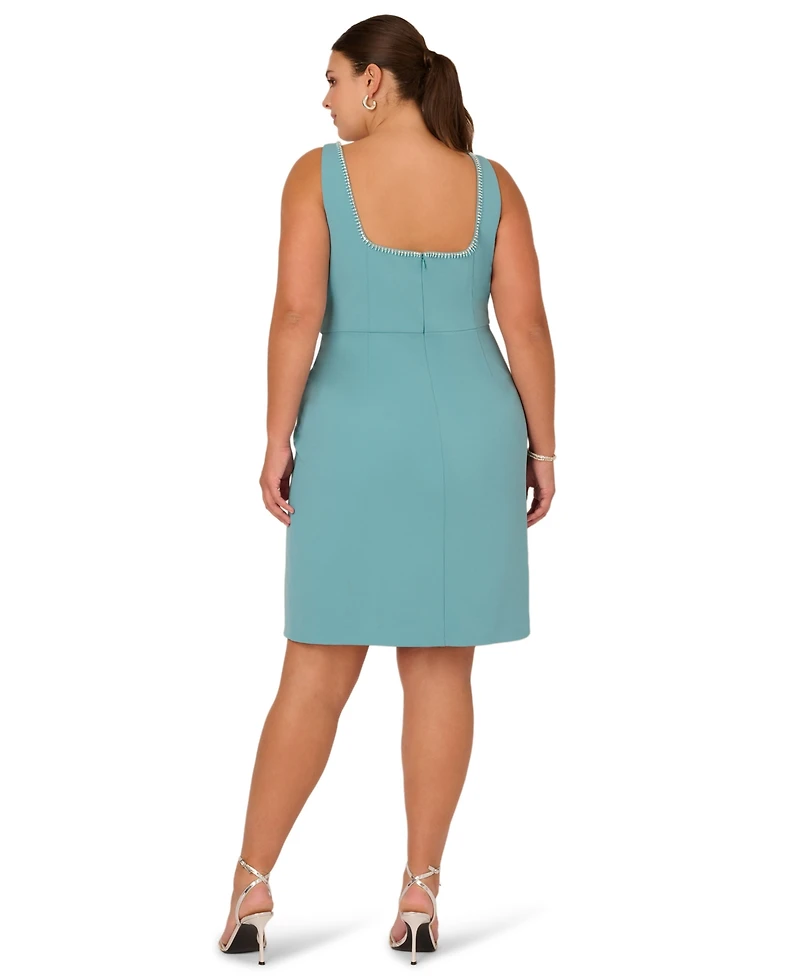 Adrianna Plus Sleeveless Midi Dress