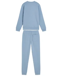 Scotch & Soda Boys' 8-16 Crewneck Sweatshirt and Jogger Pants, 2-Piece Set