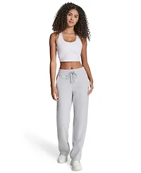 Dkny Sport Women's Tonal Logo Patch Relaxed Fit Track Pants