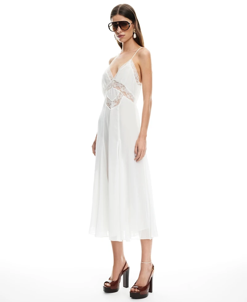 Lioness Women's Harmony Plunge Neck Midi Dress