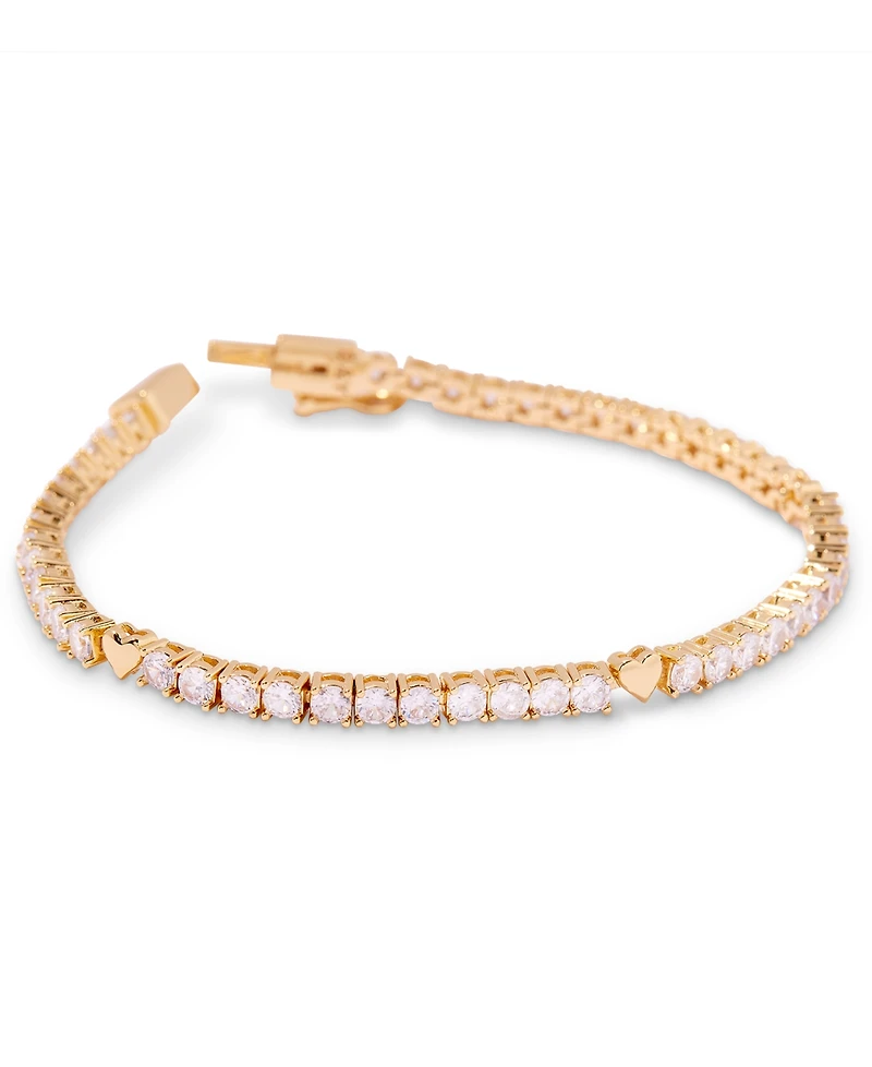 brook & york Coco Heart Tennis Bracelet