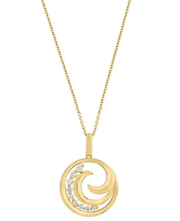 Effy Collection Diamond Pendant Necklace (1/4 ct. t.w.) in 14k Yellow Gold