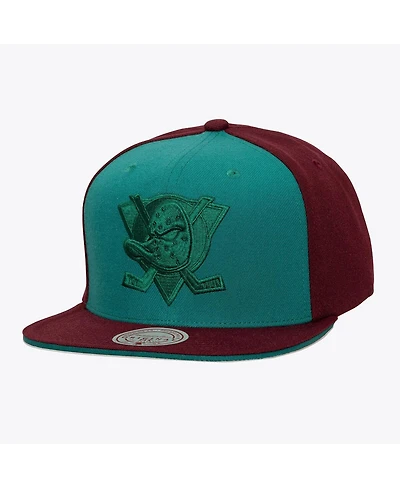 Men's Teal & Purple Anaheim Ducks Color Pop Snapback Hat
