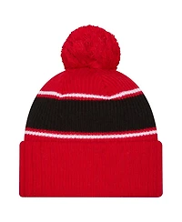 Men's Red Cincinnati Bearcats Bold Cuffed Knit Hat with Pom
