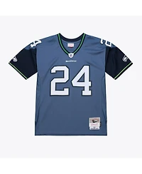 Men's Marshawn Blue Seattle Seahawks 2010 Legacy Throwback Replica Jersey