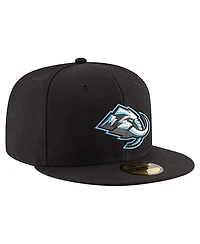 New Era Men's Black Utah Mammoth Core 59FIFTY Fitted Hat