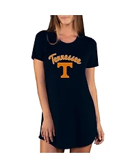 Women's Black Tennessee Volunteers Marathon Nightshirt